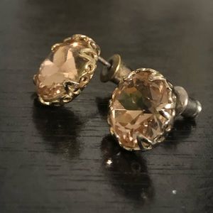 Rose gold studs